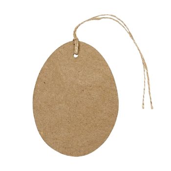 6er Set - Anhänger in Ei-Form